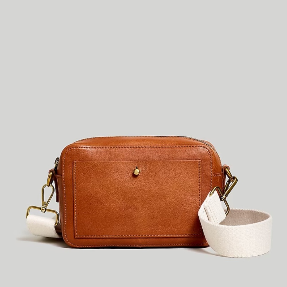 Madewell camera bag with 3 straps